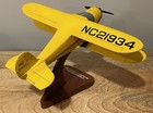 Beechcraft Staggerwing 17 Mahogany Executive Desk Yellow Model  12    Wingspan 