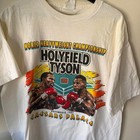 Vintage 1991 Holyfield Vs Tyson World Heavyweight Championship Caesars Palace T-