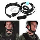 New Throat Ptt Mic Earpiece Headset For Motorola Xpr6350 Xpr6380 Xpr6550 Xpr6580