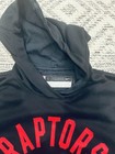 Nike Nba Toronto Raptors Game Used On-court Warm-up No Sleeves Hoodie Black