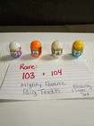Mighty Beanz Moose 2017  big Teeth  Set  missing 1 Bean   103 104 Rare Beanz