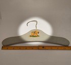 Vintage Childrens Wooden Clothes Hanger 11    Puppy Dog Decal Nursery Decor