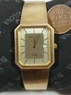 Mint Condition  Vintage 1970s Gorgeous Belair Analog Gold Tone Quartz Mens Watch