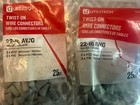 Lot Of Electrical Supplies -  New - Staples straps connectors - 13 Packages