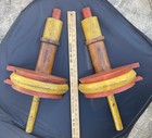 Antique Wood 2 Sided Foundry Mold  casting Form Pattern Industrial Art Steampunk
