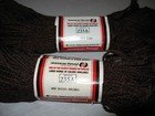 Vintage American Thread Aunt Lydia   s Heavy Rug Yarn Wood Brown Lot Of 2 Skeins