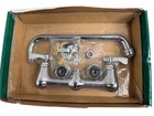 Krowne 14-812l 8  Wall Mount Faucet 12  Swing Spout Commercial Kitchen Faucet