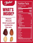 Fisher Snack Hunger Fighter Bulk Trail Mix  38 Oz  pack Of 1   Peanuts  Almonds 