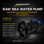 Mercruiser Raw Sea Water Pump 4 3 5 0 5 7l 6 2l 8m0139995 46-8m0122655 Gen 7