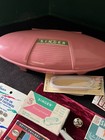 Vtg Sewing Notions Lot Tools Kenmore Singer Needles Thread Buttonholer Scissor