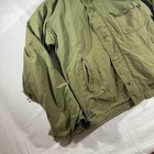 Vtg 50   s Korean War Era Military Green Field Jacket Men   s Size Large Distressed