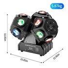 200w 3 Head Rgb Laser Moving Head Light Rgbw Led Stage Beam Lighting Dmx Disco
