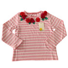 Mini Boden Adorable Girls    festive Appliqu      Soft Cotton Shirt  2   3 Years 