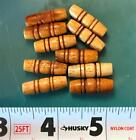  10  Old 1  Bone Barrel Beads Sioux Indian Beads Fur Trade 1800 s