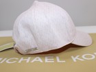 New Michael Kors Women s Baseball Hat Size Os Rosewater Pink Mk Dot Logo  88 
