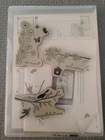 Stampin Up   up In The Air  Rubber Stamp Set Unused Birds Flowers