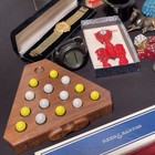 Antique Vintage Treasure Junk Drawer Lot    Watches      Pens Maps Stamps P-mortem