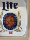 Vintage Miller Lite Fine Pilsner Beer Lighted Bar Wall Sign 19  X 14  Works