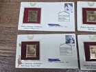 X5    2005 Modern American Architecture Disney Art Glass Postage Stamp 22k Gold