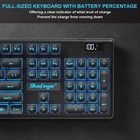 Wireless Gaming Keyboard And Mouse Combo  Upgrade Battery Percentage Display    