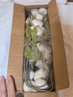 6 Pcs 27  Faux Renunculus peony  Flowers Silk Fake Peony Bouquet Wedding White