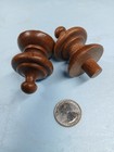 Lot Of 2 Nos Wooden Finials  501