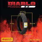 Pirelli Diablo Rosso Ii Tire Set W  Keychain  120 70zr17 Front   190 55zr17 Rear