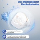 2pack Reusable Shoe Washing Bags Machine Washable Cleaning Shoe Laundry Bag New