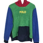 Polo Ralph Lauren Youth Xl 18-20 Colour-block Fleece Hoodie   Flawed  