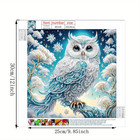 1 Set 5d Owl Diamond Painting Kit Tree Branch Crystal Mosaic Diy Craft Art