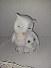 Vintage Mom   Baby Owl Ceramic 6 5  Nightlight Lamp Working