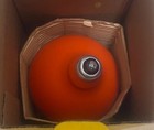 Nos Vtg Jumbo Amber Safelite Dark Room Bulb 5000 Hours 5 Years  Bright Lab Boxed