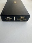 Vintage Cross 2501 Classic Black Ball Pen And Mechanical Pencil Set In Box