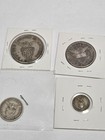 4 Old World 75  Silver Coin Lot Philippines