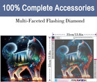 Cat Diamond Art Kits For Adults  5d Forest Cat Diamond Painting Kits For Beginne