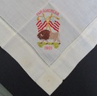 1901 Pan American Exposition World s Fair Souvenir Embroidered Handkerchief