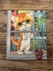 Vintage Pity Kitty By Gig Lithograph Print Big Green-eyed Kitten 8x10 1960 s