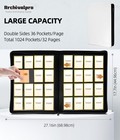 Archivalpro Trading Card Binder  16-pocket Side Loading No Ring Album - Holds 10