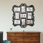 Distressed Black   Gold Baroque Vintage Style Photo Collage Picture Frame 