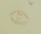 Civil War Us Military Telegram With 1864 Stamp