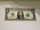 2017 -  1 One Dollar Bill Fancy Serial Number Note F 03263171 - Star Note