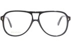 Gucci Gg1044o 001 Eyeglasses Frame Men s Black Full Rim Pilot 57mm