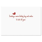 18- Reindeer Dachshund    merry Christmas Cards Holiday Wiener Dog New Birds Trees