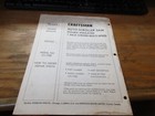 Sears Craftsman Auto Scroller Saw  Vintage Owners Manual  315 17280