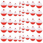  Fishing Bobbers 30pcs-50pcs lot Hard Abs Fishing Floats Set Snap 1 5inch-30pcs