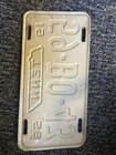  Tennessee License Plate Vintage