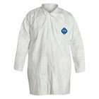 Dupont Ty210swh5x003000 Tyvek 400 Disposable Lab Frock  Tyvek r  400  Snaps
