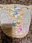 Vintage Victoria s Secret Satin Second Skin Signature Brief Panties Size Large
