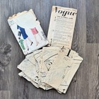 Rare Vintage 1950s Vogue 4942 Sewing Pattern Womens Xs Dress   Blazer Complete