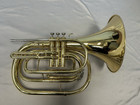 Gorgeous  King U s a  Model 1122 Marching French Horn   Mpiece   Case   Bonus 